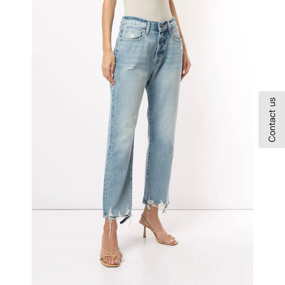 Frame Light Blue Distressed Women's Jeans